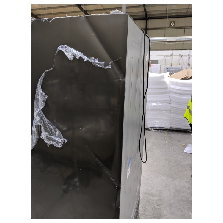 Refurbished Haier HTF-610DSN7 Freestanding 610 Litre 70/30 American Fridge Freezer Black