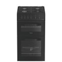 A1/HTG5GCB Refurbished Hotpoint 50cm Gas Cooker - Black