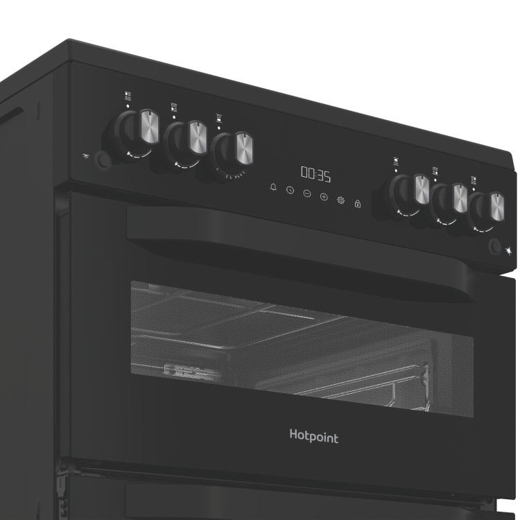 Refurbished Hotpoint 60cm Gas Cooker - Black