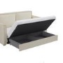 Beige Fabric 2 Seater Pull Out Sofa Bed - Hunter