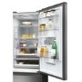 Refurbished Haier Series 5 HTW5618EWMG Freestanding 357 Litre 60/40 Frost Free Fridge Freezer Silver