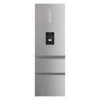 Refurbished Haier Series 5 HTW5618EWMG Freestanding 357 Litre 60/40 Frost Free Fridge Freezer Silver
