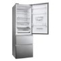 Refurbished Haier Series 5 HTW5618EWMG Freestanding 357 Litre 60/40 Frost Free Fridge Freezer Silver