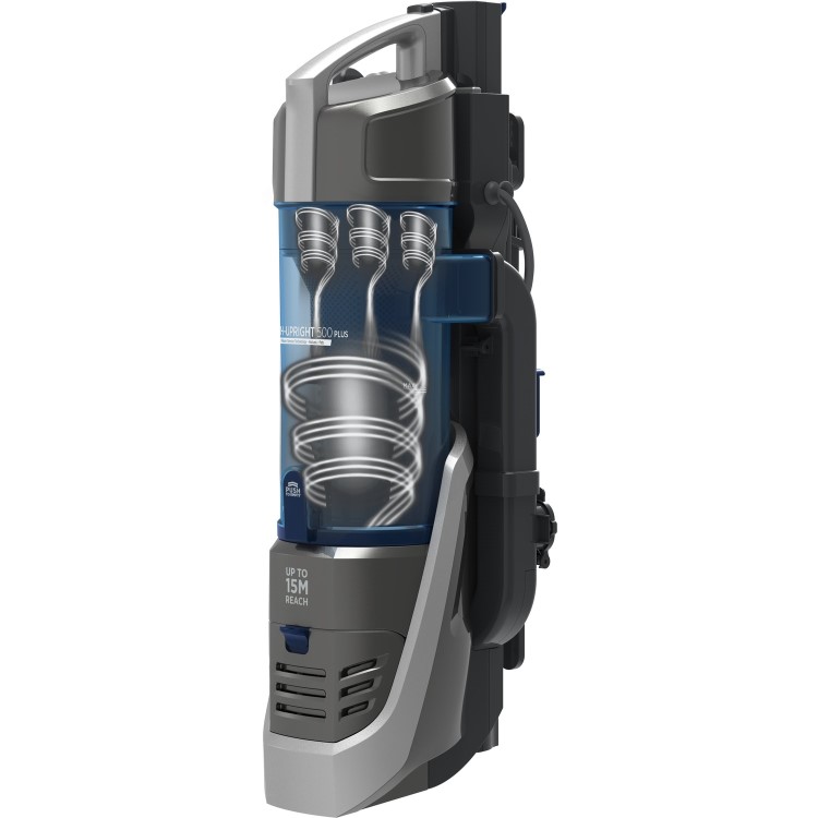 Hoover HU500SGP H-Upright 500 Sensor Pets Vacuum Cleaner - Brusehd Titanium