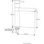 GRADE A1 - Box Opened Reginox Hudson BN Brushed Nickle Single Lever Kitchen Mixer Tap
