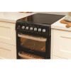 Hotpoint HUE52KS 50cm Double Oven Electric Cooker With Ceramic Hob - Black