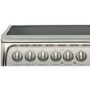 Refurbished Hotpoint HUE61XS 60cm Double Oven Electric Cooker With Ceramic Hob
