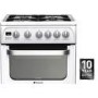 Hotpoint HUG52P Ultima 50cm Double Oven Gas Cooker in White
