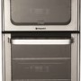 Hotpoint HUG52X Ultima 50cm Double Oven Gas Cooker in Stainless Steel