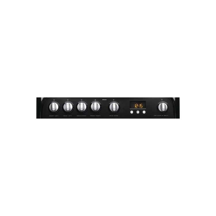 Hotpoint Ultima 60cm Double Oven Gas Cooker - Black