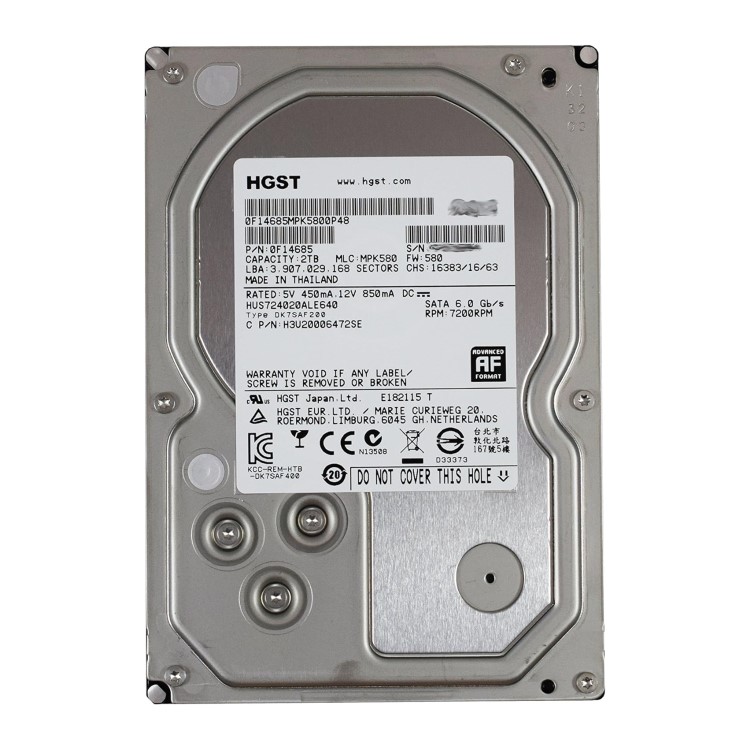 Hitachi 2TB 3.5 7200RPM 64MB SATA