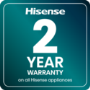 Hisense Integrated Dishwasher - Smart Wi-Fi A-Rated Silver control panel