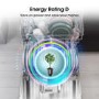 Hisense Auto Dry Integrated Dishwasher - Silver - D-Rated, Silver control panel