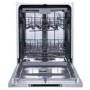Hisense Auto Dry Integrated Dishwasher - Silver - D-Rated, Silver control panel