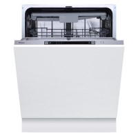 Hisense Auto Dry Integrated Dishwasher - Silver - D-Rated, Silver control panel