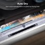 Hisense Auto Dry Integrated Dishwasher - Silver - D-Rated, Silver control panel