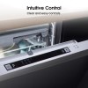 Hisense Auto Dry 14 Place Settings Fully Integrated Dishwasher - Silver