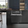 Hisense Hi4 Integrated Dishwasher - E-Rated Silver control panel