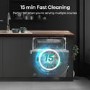 Hisense Hi4 Integrated Dishwasher - E-Rated Silver control panel