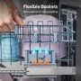 Hisense Hi4 Integrated Dishwasher - E-Rated Silver control panel