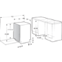 Hisense Hi4 Integrated Dishwasher - Stainless Steel - D-Rated Silver control panel