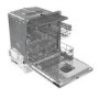 Hisense Hi4 Integrated Dishwasher - Auto Dry D-Rated Silver control panel