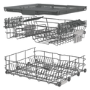 Hisense Hi4 Integrated Dishwasher - Auto Dry D-Rated Silver control panel