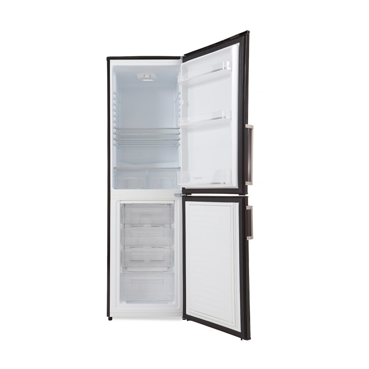 Hoover HVBF5172BHK Frost Free 55cm Freestanding Fridge Freezer Black