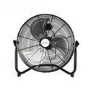 Refurbished electriQ 18 Inch High Velocity Floor Fan - Black