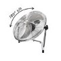 Refurbished electriQ 18" Chrome High Velocity Floor Fan