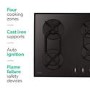 Refurbished CDA HVG620BL 4 Burner Gas Hob Black