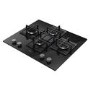 Hoover 60cm Gas on Glass 4 Burner Gas Hob - Black