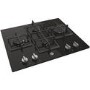 Hoover 60cm Gas on Glass 4 Burner Gas Hob - Black