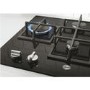 Hoover 60cm Gas on Glass 4 Burner Gas Hob - Black