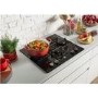 Refurbished Hoover HVG6DK3B 60cm Gas on Glass 4 Burner Gas Hob Black