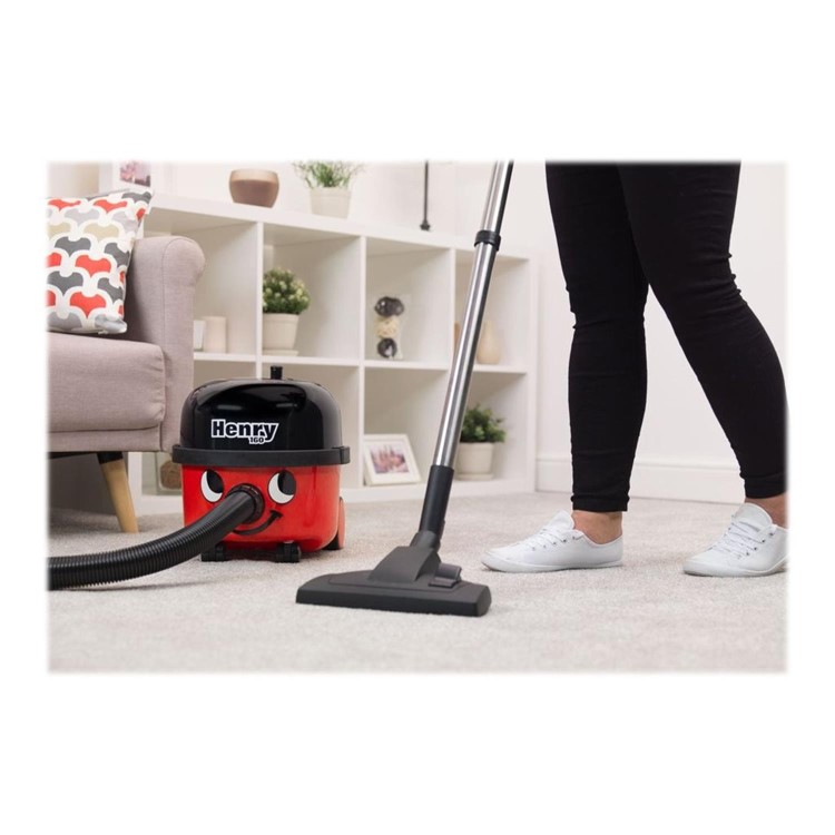 Refurbished Numatic HVR160 Cordless Cylinder Vacuum Cleaner Red