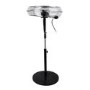 electriQ 20 Inch High Velocity Pedestal Fan - Black