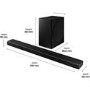 Samsung HW-Q60T Wireless Flat Soundbar with DTS Virtual Dolby Digital and DTS Surround Sound