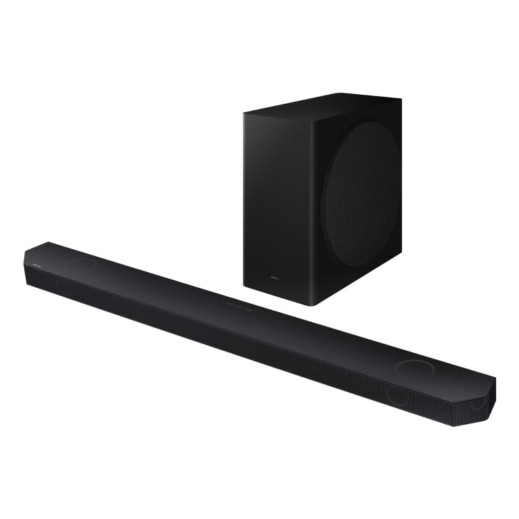 Refurbished Samsung Q800D Q-Series 5.1.2ch Cinematic Soundbar with Subwoofer Black