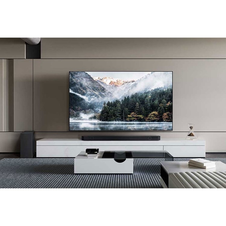 Refurbished Samsung Q800D Q-Series 5.1.2ch Cinematic Soundbar with Subwoofer Black