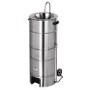 Refurbished Burco HW0110 10L Portable Hand Washing Station with Infrared Foot Sensor - Stainless Steel