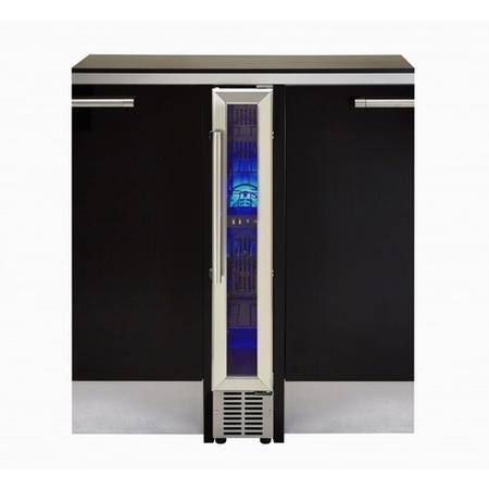 Hostess HW07MA 15cm Wide 7 Bottle Wine Cooler - Stainless Steel
