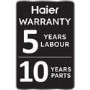 Haier X5 10kg 1400rpm Washing Machine - White