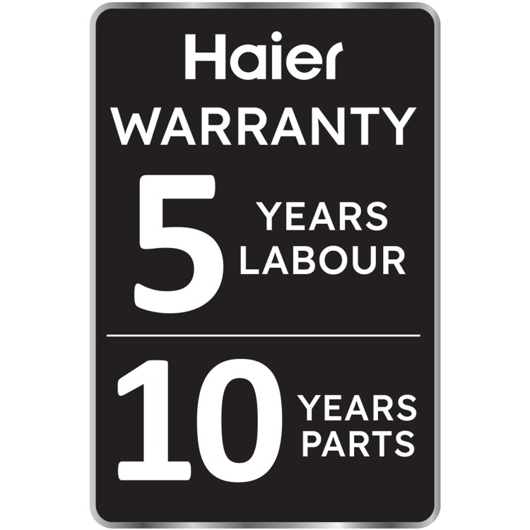 Haier X5 10kg 1400rpm Washing Machine - White
