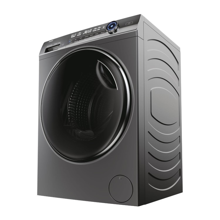 Refurbished Haier i-Pro Series 7 HW110B14979SEUUK Freestanding 11KG 1400 Spin Washing Machine Graphite