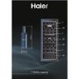 Refurbished Haier HWS77GDAU1 Freestanding 77 Bottle Dual Zone Wine Cooler Black