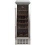 Hostess HW19MA 30cm Wide 19 Bottle Wine Cooler - Stainless Steel