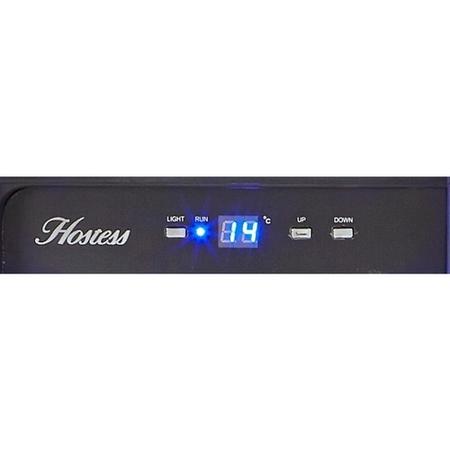 Hostess HW19MA 30cm Wide 19 Bottle Wine Cooler - Stainless Steel