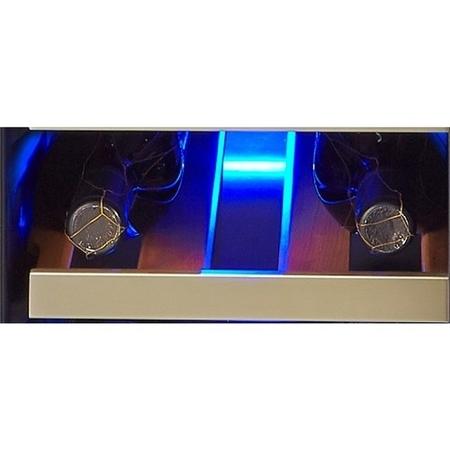 Hostess HW19MA 30cm Wide 19 Bottle Wine Cooler - Stainless Steel