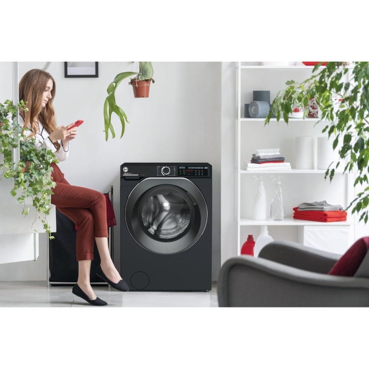 Hoover H-Wash 500 10kg Freestanding Washing Machine - Black